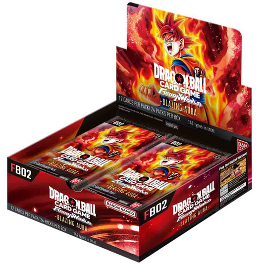 BANDAI Dragon Ball Super English FB02 Fusion World Blazing Aura CARDS LIVE OPENING