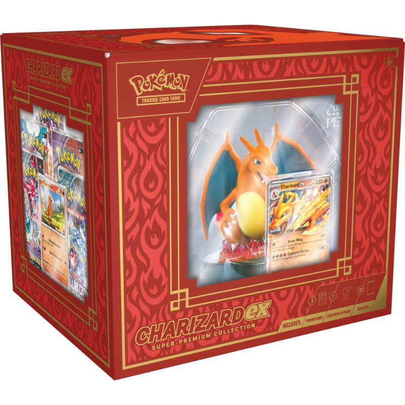 Pokemon Charizard ex Super Premium Collection Box CARDS LIVE OPENING