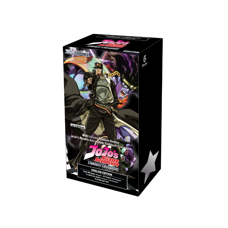 Weiss Schwarz English JoJo's Bizarre Adventure Stardust Crusades Premium Booster Box CARDS LIVE OPENING